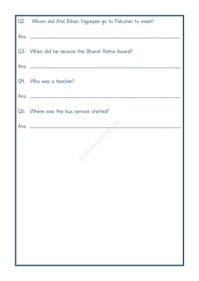 A2ZWorksheets:English-Reading-Class V-Comprehension Passage-34