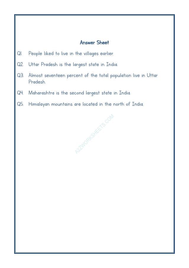 A2ZWorksheets:English-Reading-Comprehension Passage-35