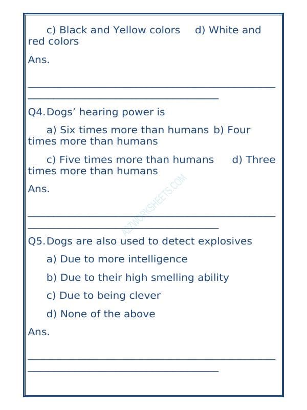 A2ZWorksheets:English-Reading-Class V-Comprehension Passage-37