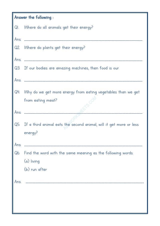 A2ZWorksheets:English-Reading-Comprehension Passage-55