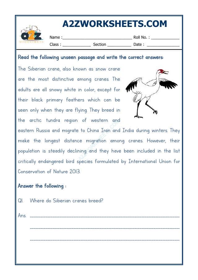 Comprehension Passage-59