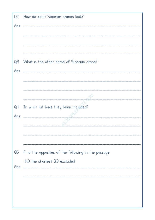A2ZWorksheets:English-Reading-Comprehension Passage-59