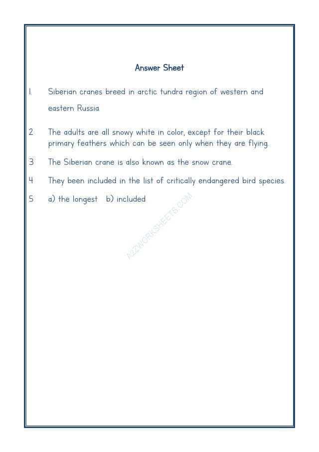 A2ZWorksheets:English-Reading-Comprehension Passage-59