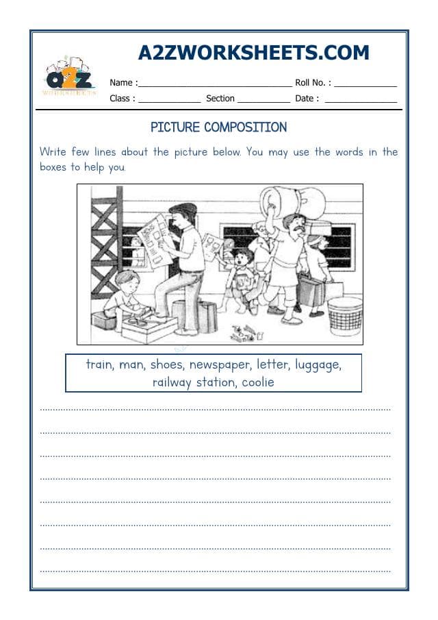 A2ZWorksheets:English-Writing-Picture Composition-11