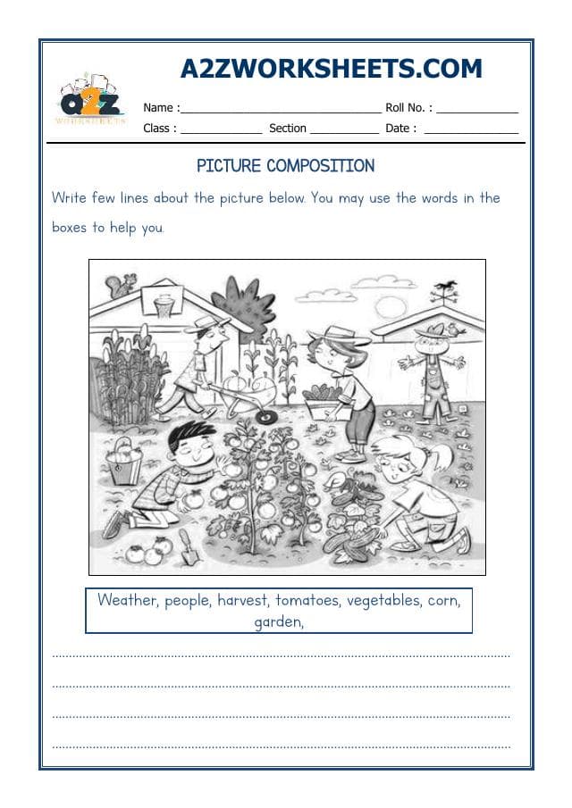 A2ZWorksheets:English-Writing-Picture Composition-14