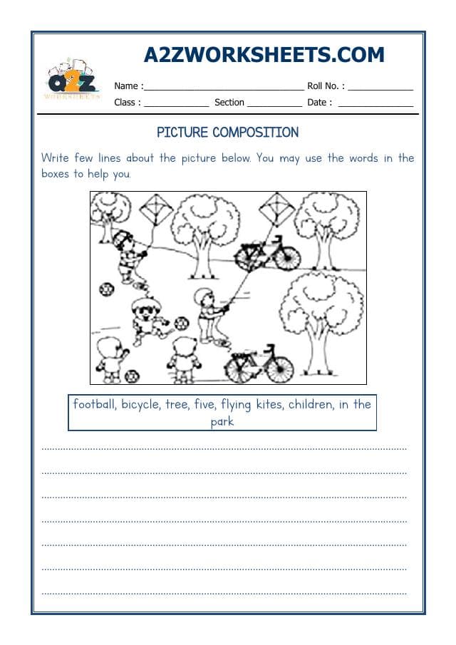 A2ZWorksheets:English-Writing-Picture Composition-02
