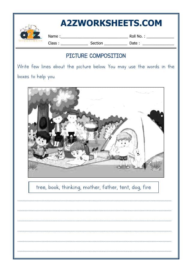 A2ZWorksheets:English-Writing-Picture Composition-03