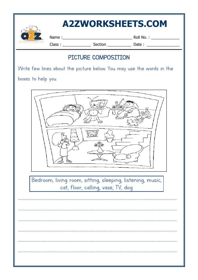 A2ZWorksheets:English-Writing-Picture Composition-05