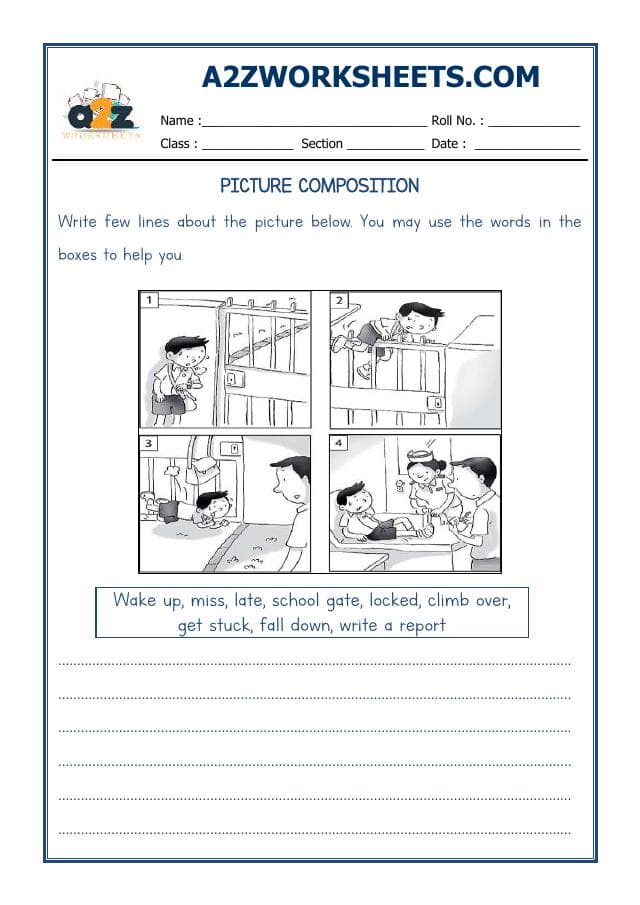 A2ZWorksheets:English-Writing-Picture Composition-06
