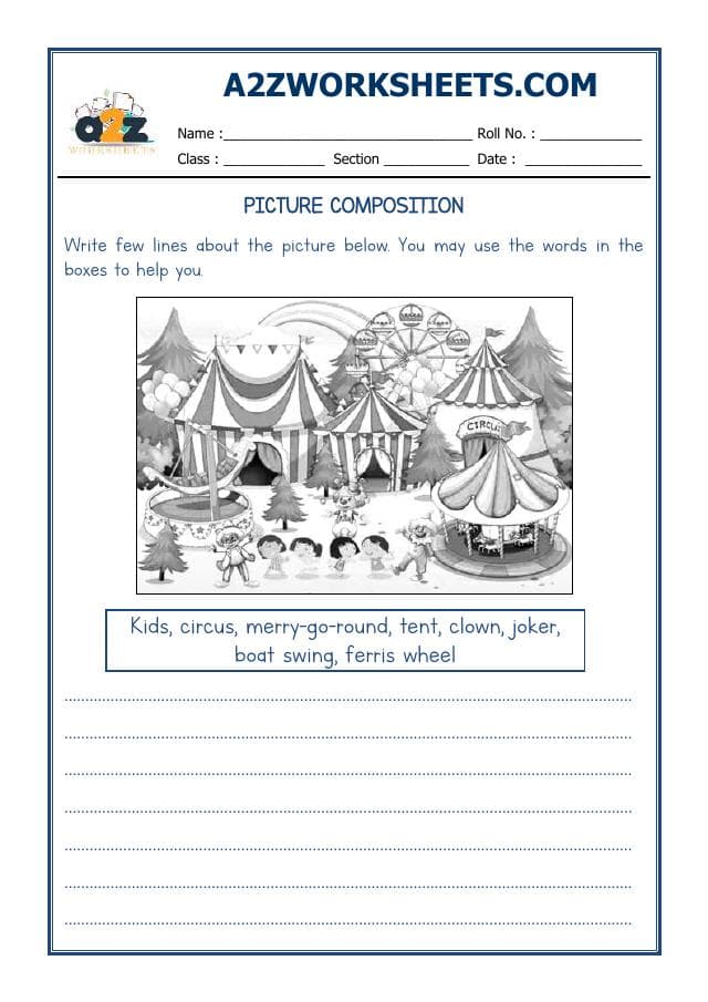A2ZWorksheets:English-Writing-Picture Composition-10