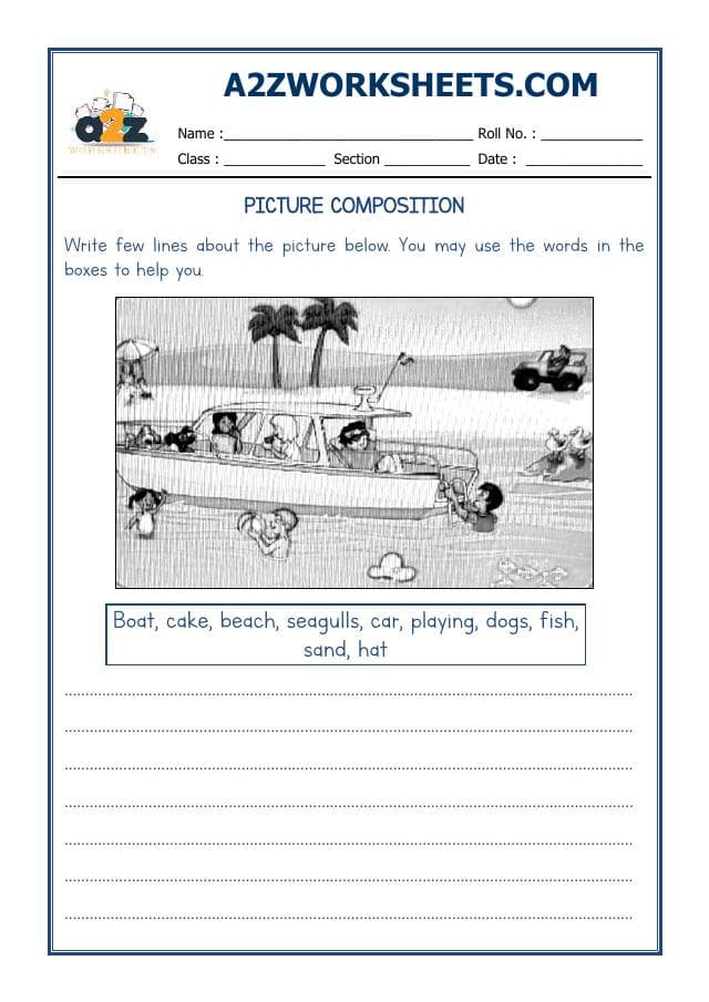 A2ZWorksheets:English-Writing-Picture Composition-11