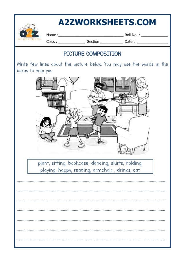 A2ZWorksheets:English-Writing-Picture Composition-03