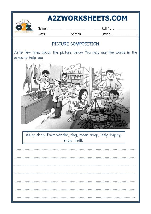 A2ZWorksheets:English-Writing-Picture Composition-07