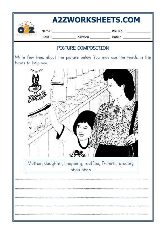 A2ZWorksheets:English-Writing-Picture Composition-12