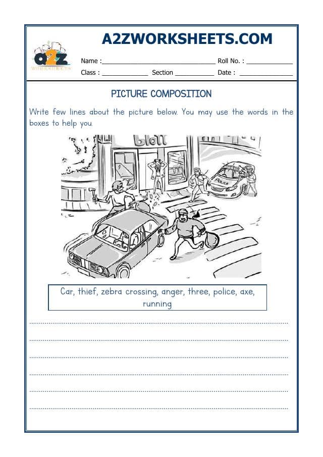 A2ZWorksheets:English-Writing-Picture Composition-04