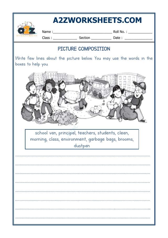 A2ZWorksheets:English-Writing-Picture Composition-05