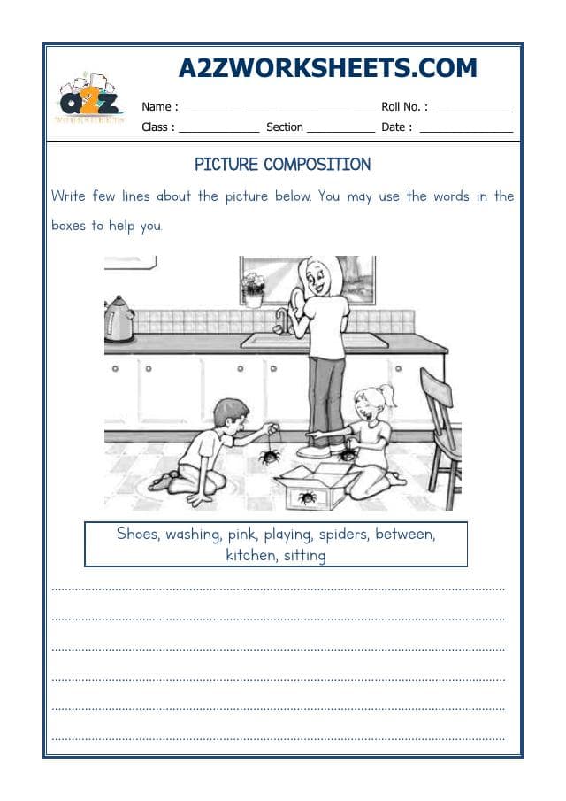 A2ZWorksheets:English-Writing-Picture Composition-10