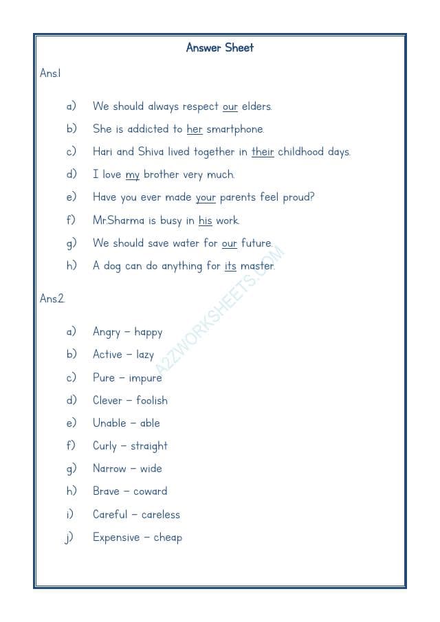 A2ZWorksheets:English-Grammar-English Adjectives Worksheet-03