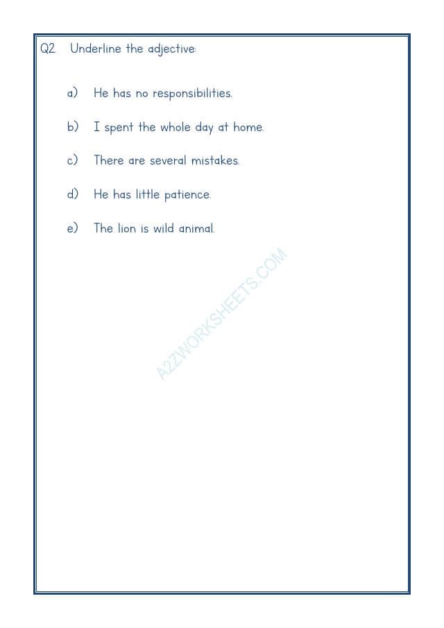 A2ZWorksheets:English-Grammar-English Adjectives Worksheet-07
