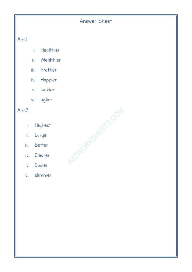 A2ZWorksheets:English-Grammar-English Adjectives Worksheet-12