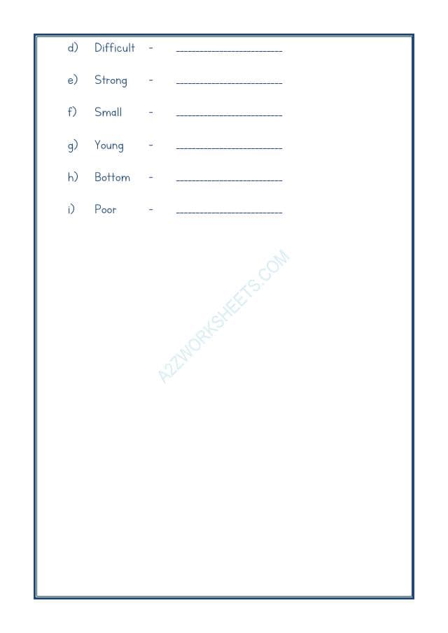 A2ZWorksheets:English-Grammar-English Adjective Worksheet-02