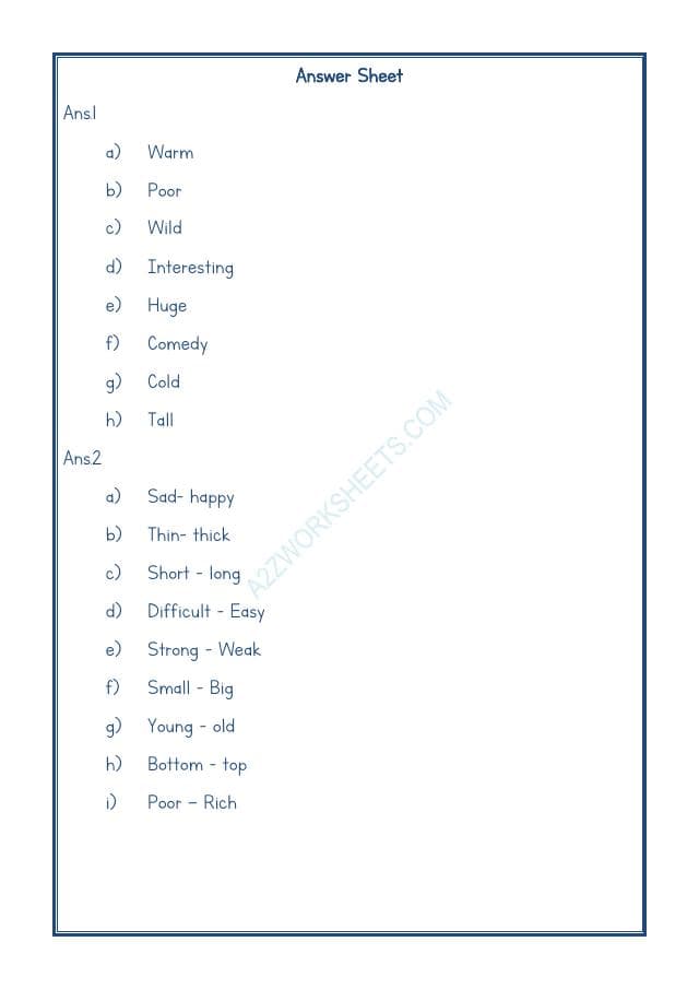 A2ZWorksheets:English-Grammar-English Adjective Worksheet-02