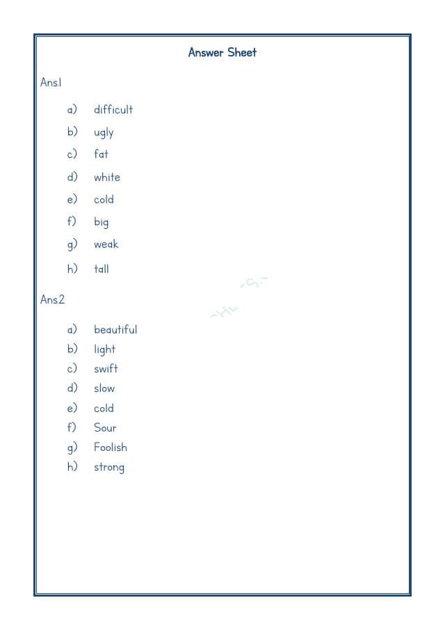 A2ZWorksheets:English-Grammar-English Adjective Worksheet-04