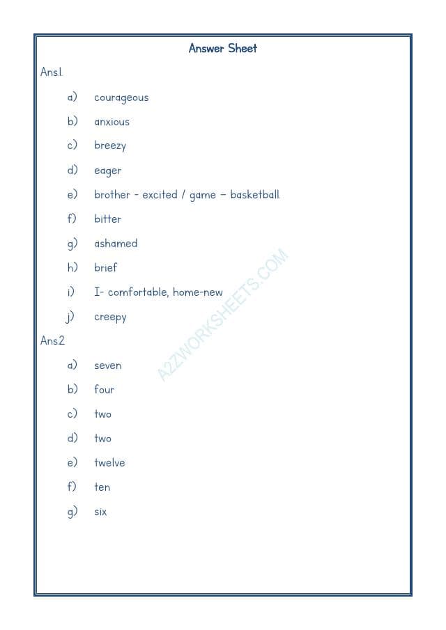 A2ZWorksheets:English-Grammar-English Adjective Worksheet-07