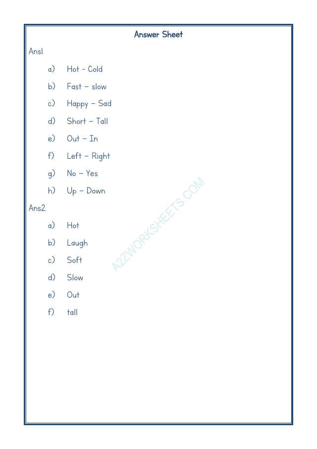 A2ZWorksheets:English-Grammar-Opposite Word-01