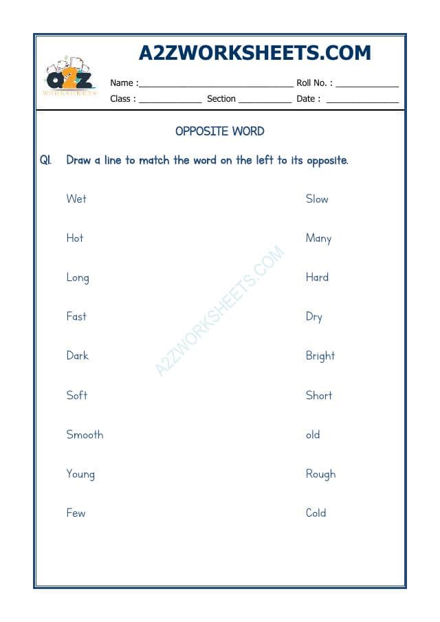 Opposite Word-03
