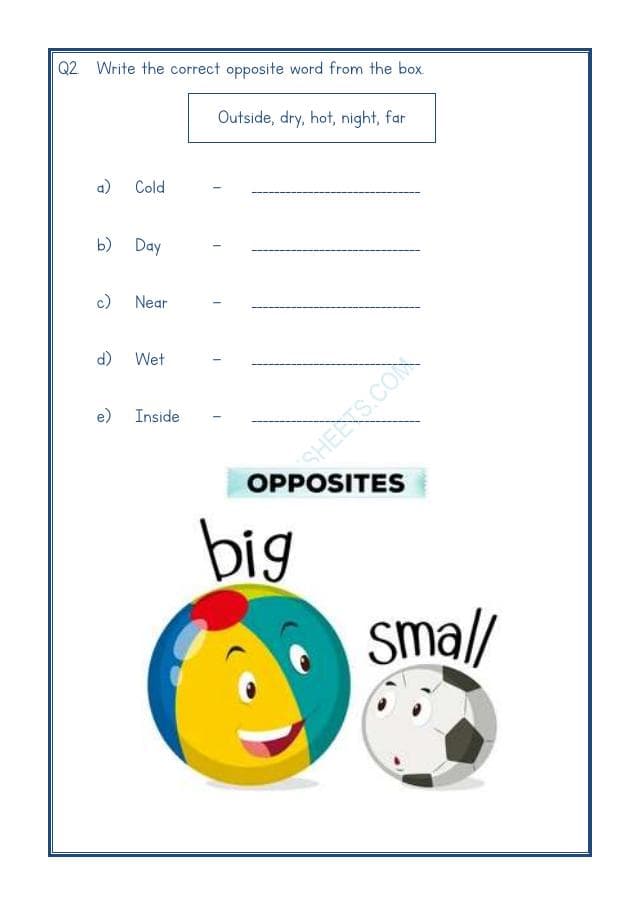 A2ZWorksheets:English-Grammar-Opposite Word-03