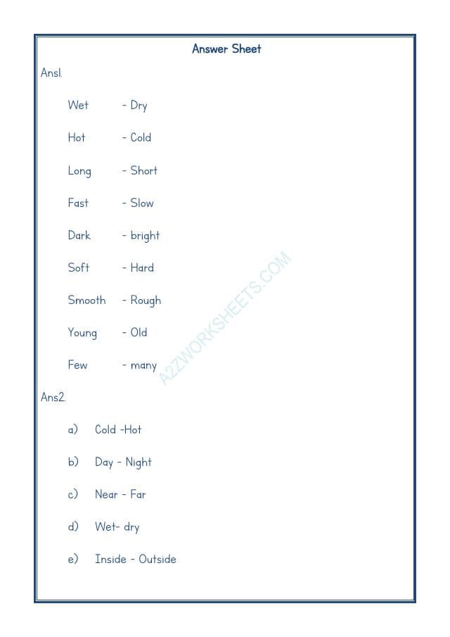 A2ZWorksheets:English-Grammar-Opposite Word-03