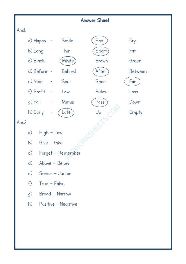 A2ZWorksheets:English-Grammar-Opposite Word-01