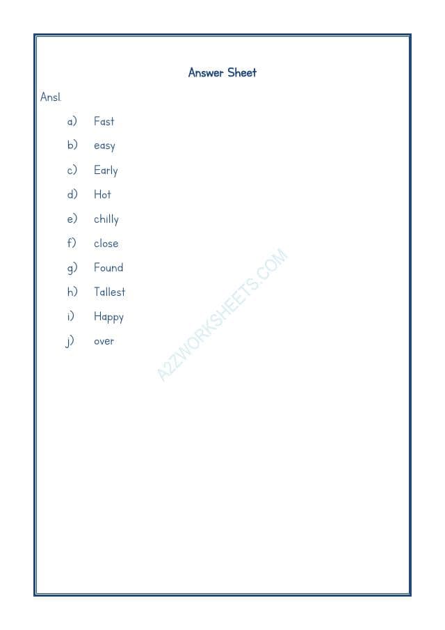 A2ZWorksheets:English-Grammar-Opposite Word-03