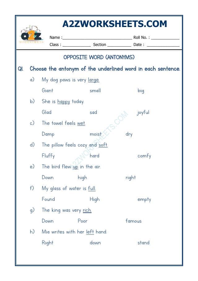 Opposite Word-05