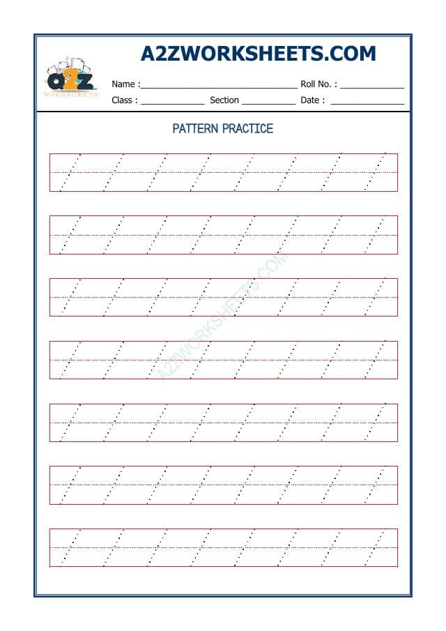 A2ZWorksheets:English-Writing-Pattern Practice-03