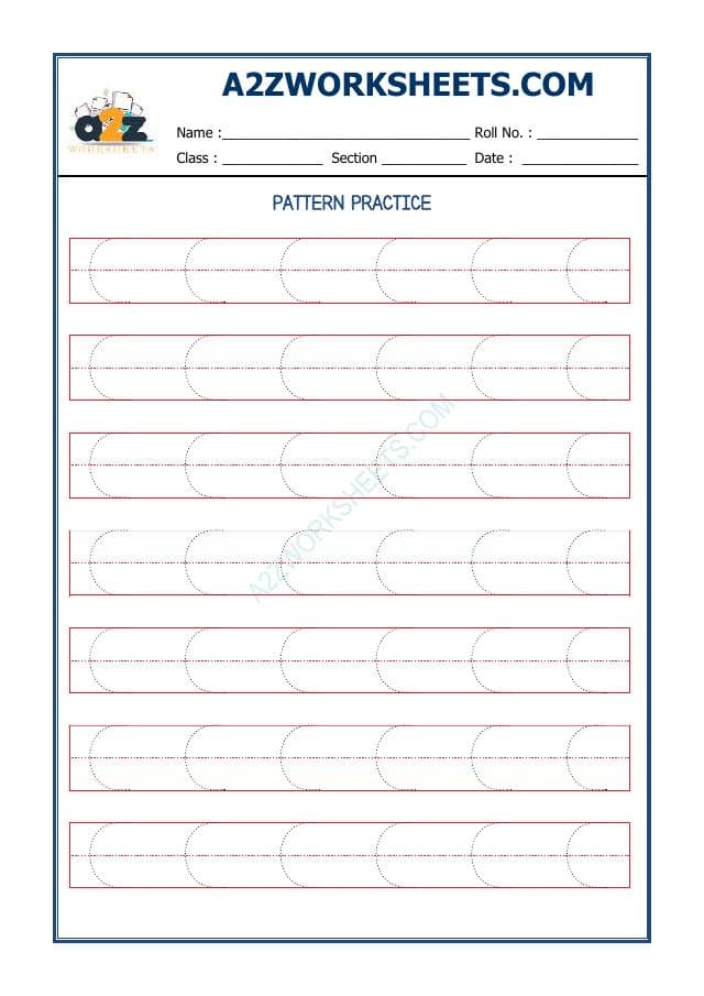 A2ZWorksheets:English-Writing-Pattern Practice-06