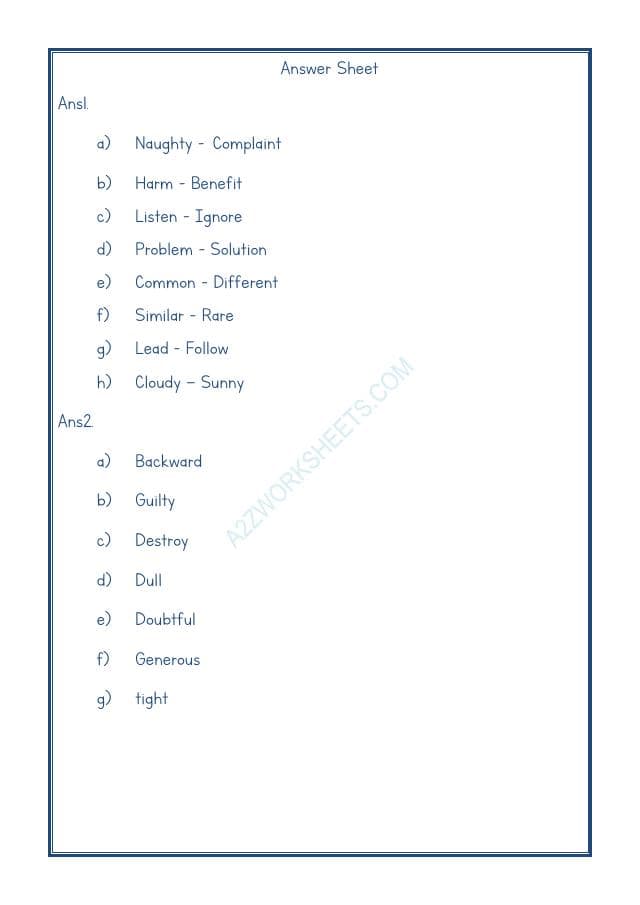 A2ZWorksheets:English-Grammar-Antonyms-03