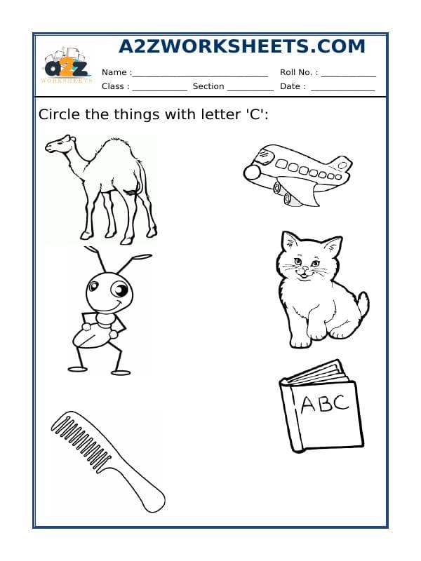 Circle The Letter C