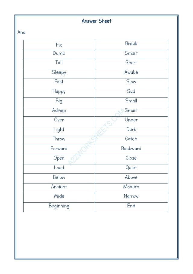 A2ZWorksheets:English-Grammar-Antonyms-02