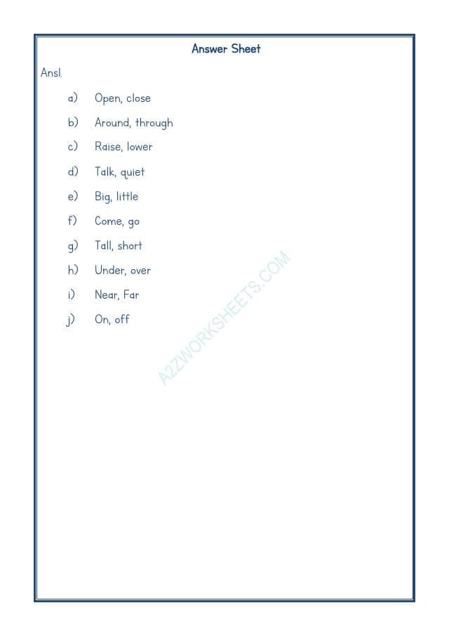 A2ZWorksheets:English-Grammar-Antonyms-07