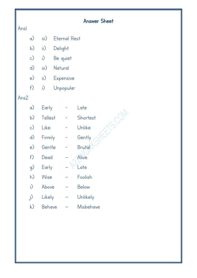 A2ZWorksheets:English-Grammar-Class-V-Antonyms-11