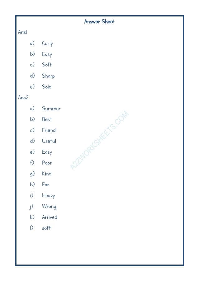 A2ZWorksheets:English-Grammar-Antonyms-01