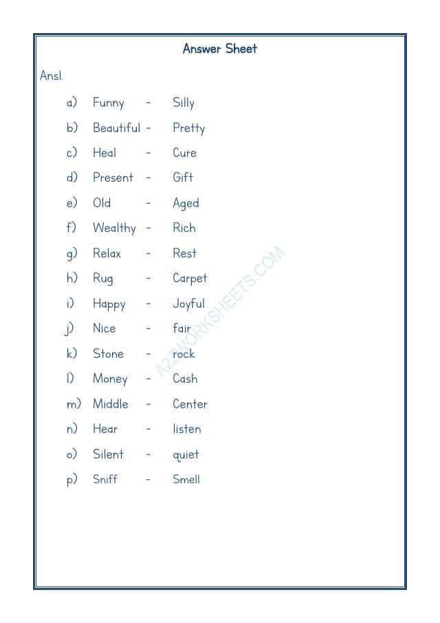 A2ZWorksheets:English-Grammar-Synonyms-05