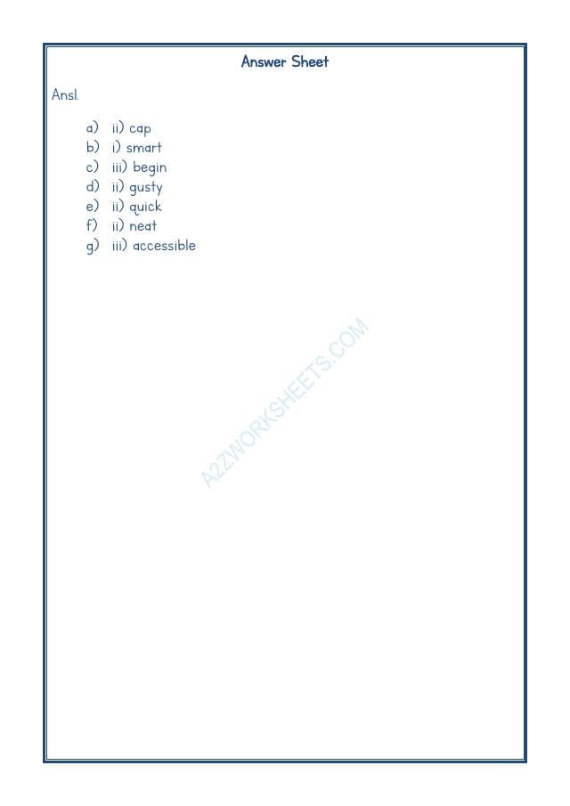 A2ZWorksheets:English-Grammar-Synonyms-07