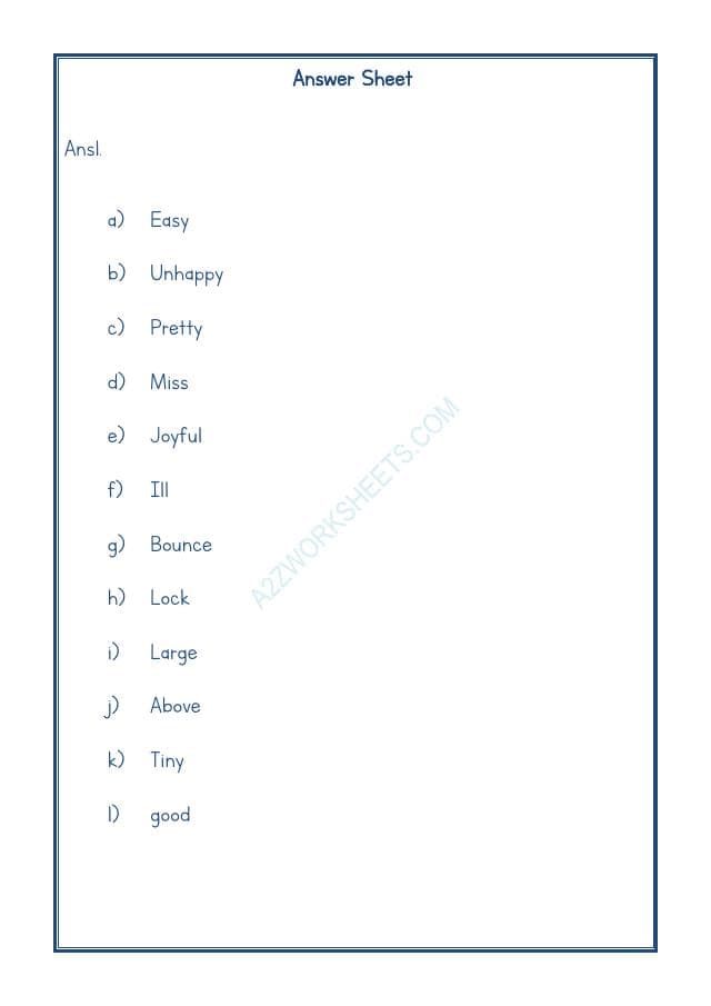 A2ZWorksheets:English-Grammar-Synonyms-08