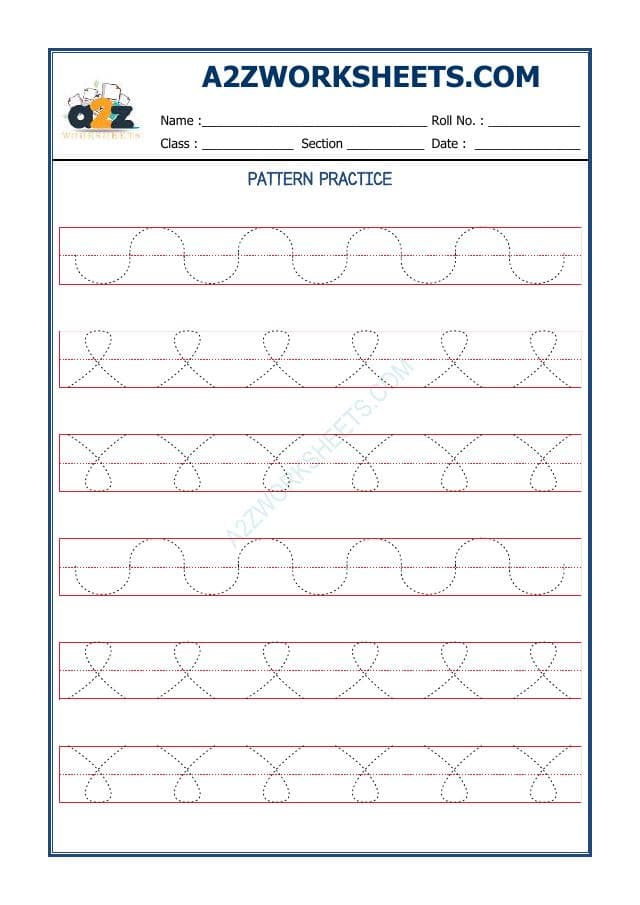 A2ZWorksheets:English-Writing-Pattern Practice-09