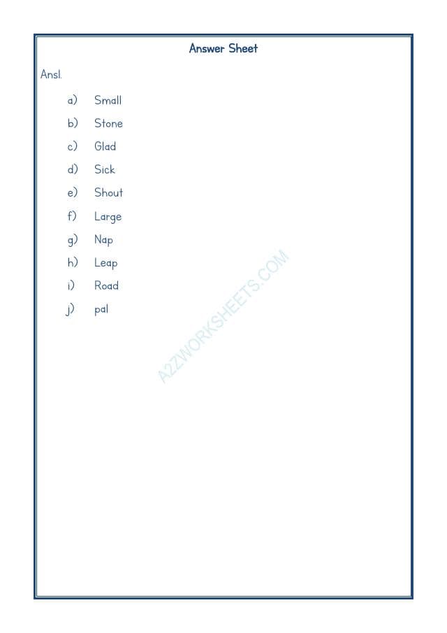 A2ZWorksheets:English-Grammar-Synonyms-03