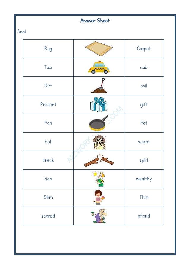A2ZWorksheets:English-Grammar-Synonyms-08