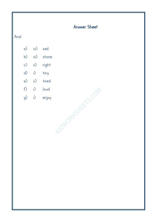 A2ZWorksheets:English-Grammar-Synonyms-09